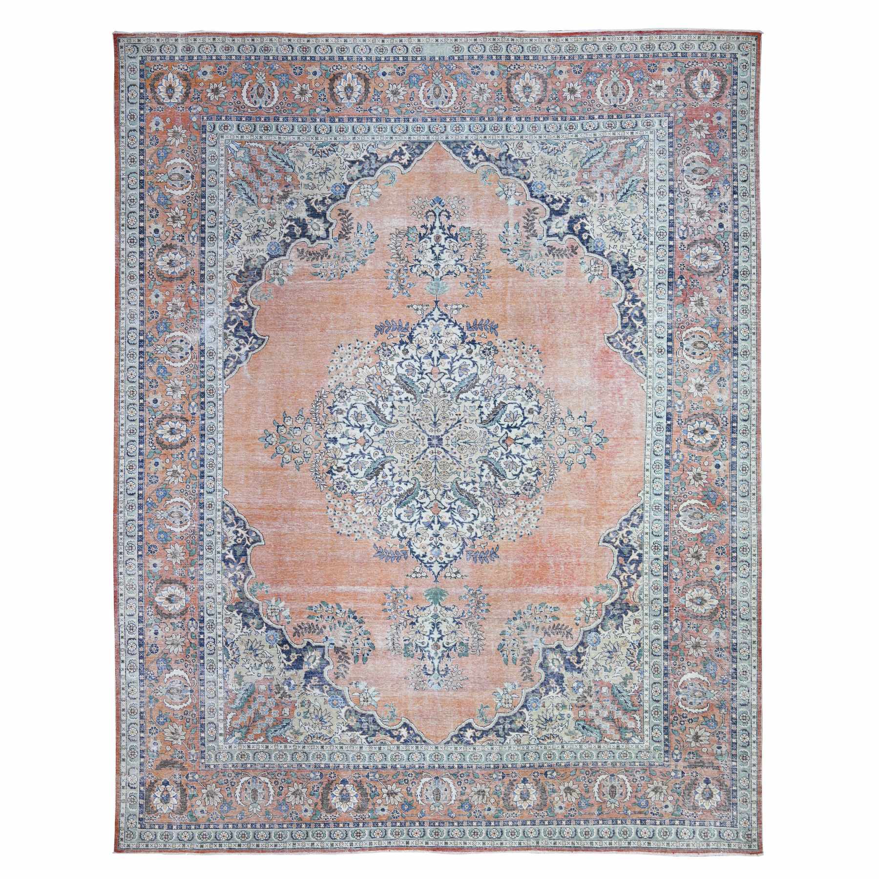 Overdyed & Vintage Rugs LUV670347